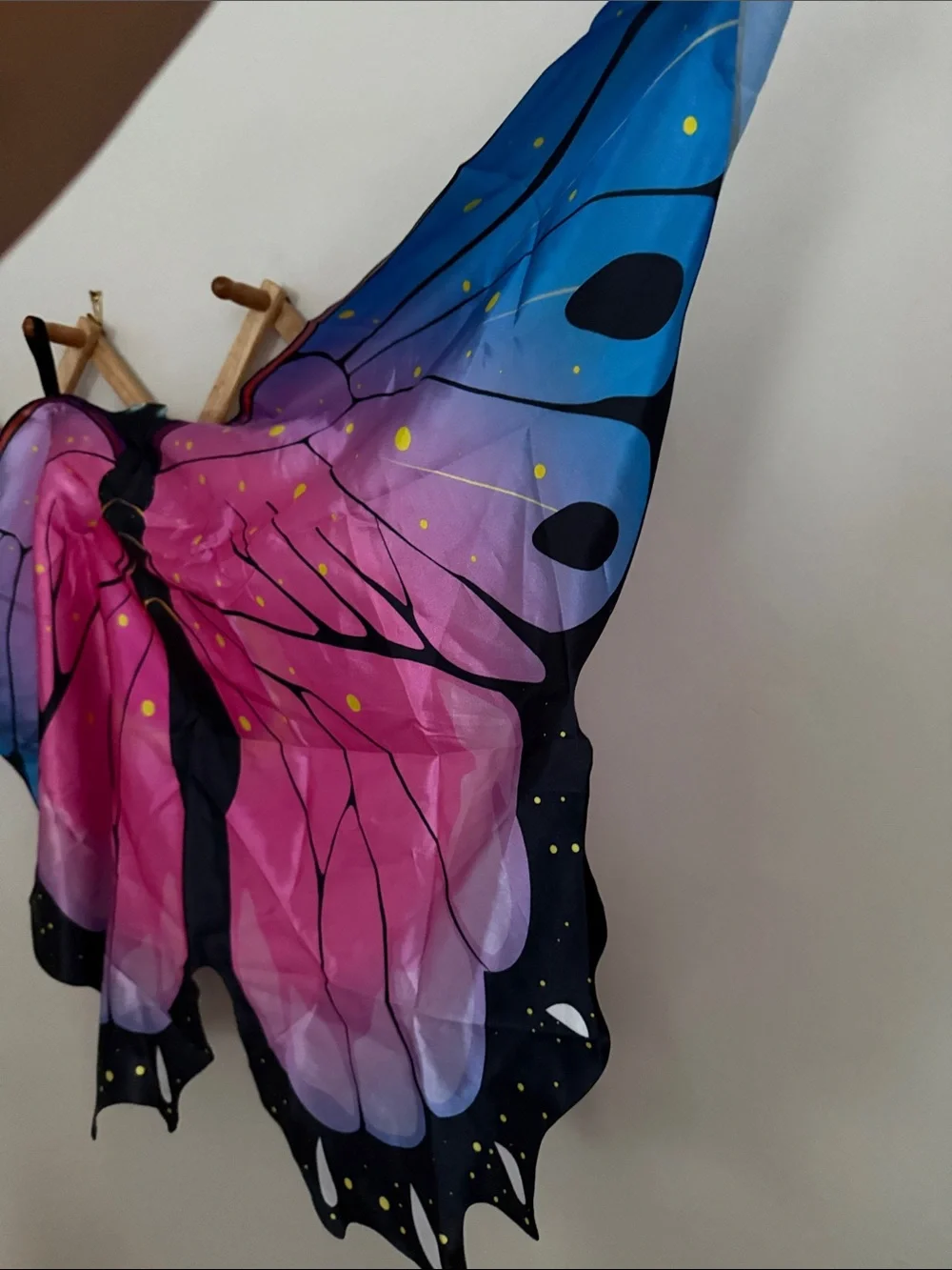 Kids Butterfly Wings Size Small Pink Blue Fairy Halloween Costume